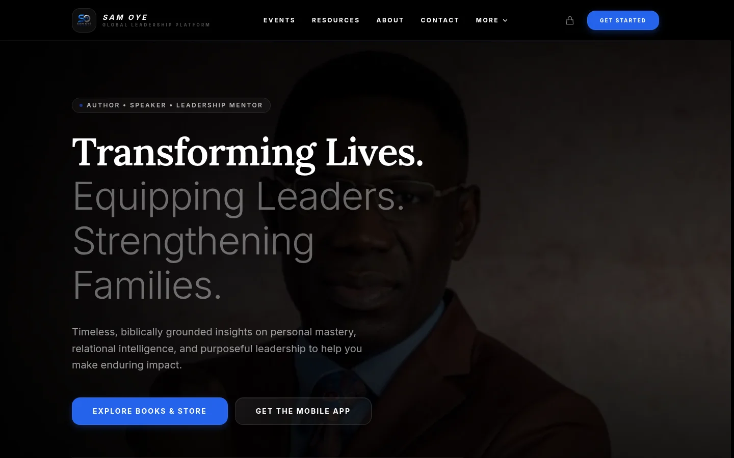 A Website That Works With the App